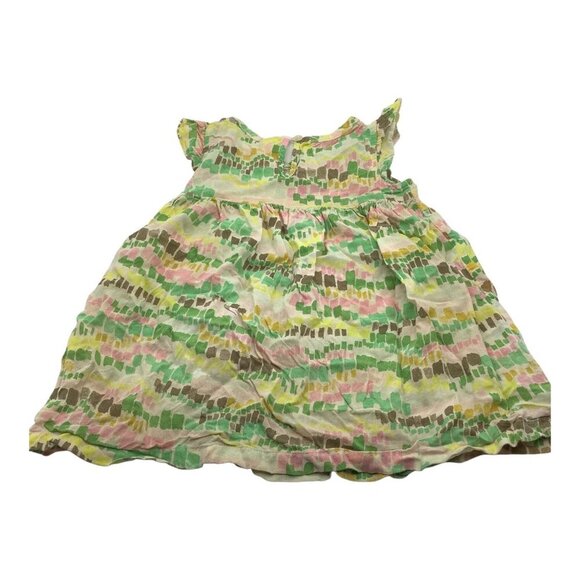 Cherokee Toddler Girls Multicolor Printed Dress Ruffled Sleeves Size 2T Sundress - Picture 12 of 12